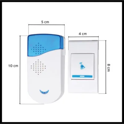 Timbre Inalámbrico Para Puerta 100 Metros 32 Melodías Dinax - Imagen 3