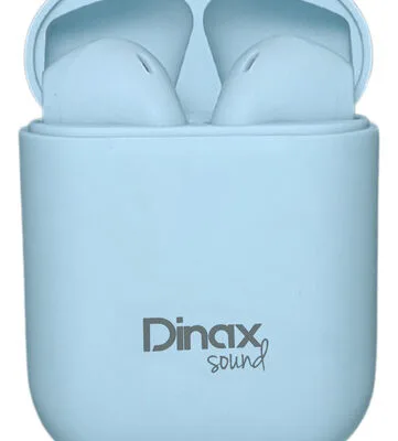 Auricular Inalambrico Aurifly 6 Dinax Bluetooth Color Celeste