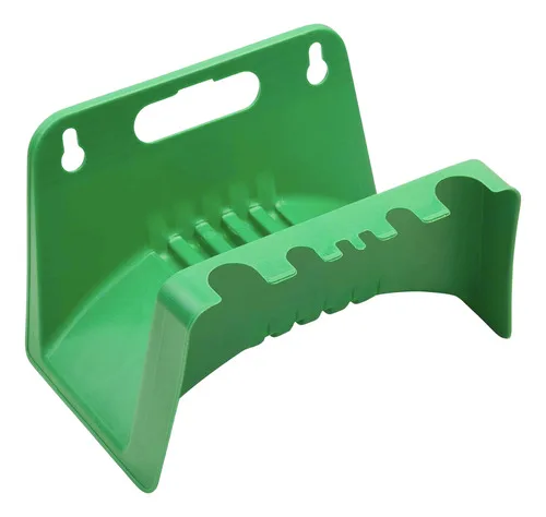 Soporte Fijo Porta Manguera De Pared Material Pvc Jardinería