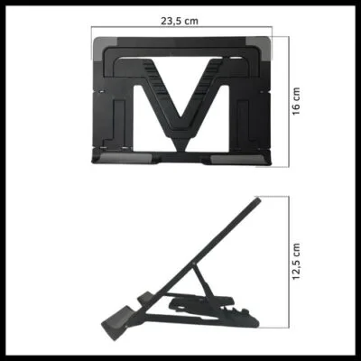 Soporte Base Apoya Notebook Plegable Regulable Portátil - Imagen 3