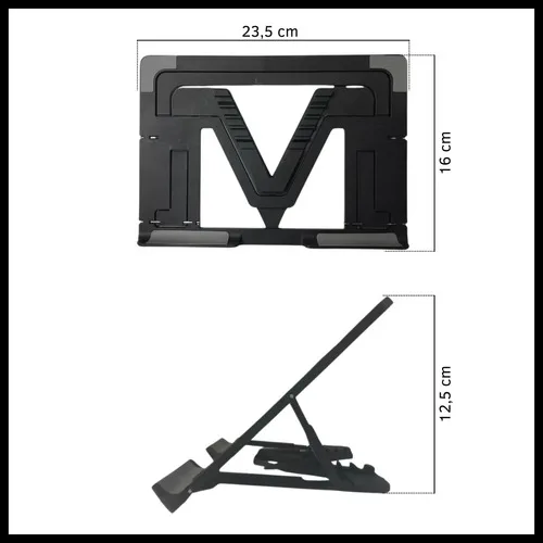 Soporte Base Apoya Notebook Plegable Regulable Portátil - Imagen 3