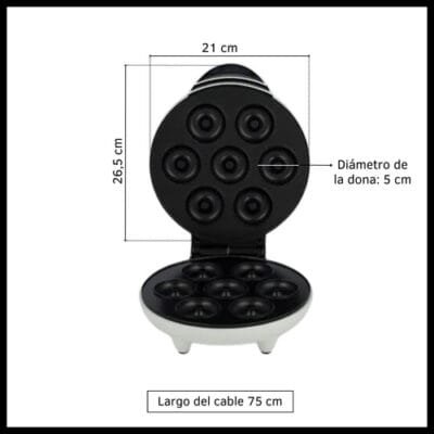 Máquina Para Hacer Donas Mini Antiadherentes Eléctrica 700w - Imagen 3