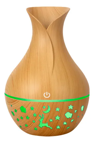 Humidificador Difusor Aromático Vaporizador Luz Rgb 200ml