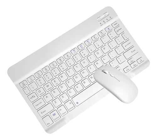 Combo De Teclado Y Mouse Inalámbrico Bluetooth Recargable