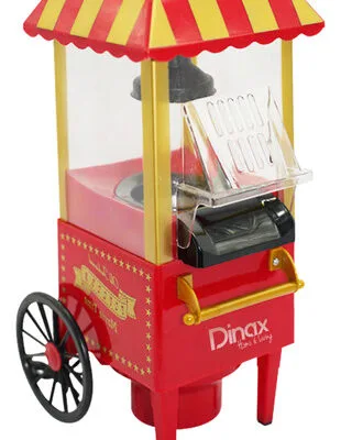Máquina Pochoclera Carrito Retro Eléctrica 1200w Pochoclos