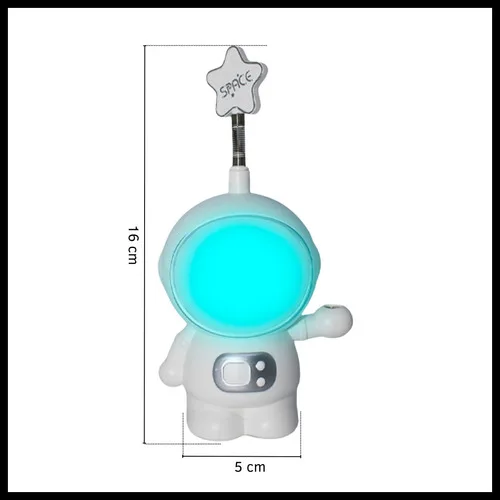 Lampara Noche Astrolamp Rgb Portalápiz Sacapuntas Usb Dinax - Imagen 3