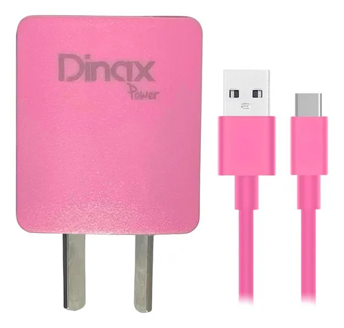 Cargador Tipo C 3.0a Entrada Usb Carga Rápida Dinax