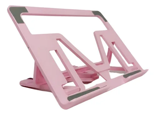 Soporte Notebook Base Plegable Regulable Portátil Plástico